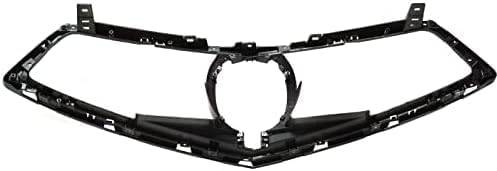 Front Grille Frame Textured Plastic Direct Replacement Compatible With 2018-2020 Acura TLX AC1200131 71121TZ3A11