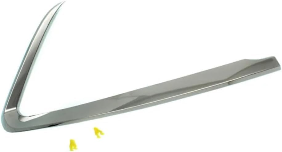 Set Of 2 Front Bumper Molding Chrome Left Driver & Right Passenger Side Direct Replacement Compatible With 2016-2023 Mazda CX-9 MA1046103 MA1047103 TK5050130A TK5050120A