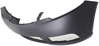 Front Bumper Cover Primed Direct Replacement Compatible With 2010-2013 Kia Forte KI1000145 865111M000