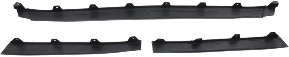 Set Of 3 Piece Front Bumper Lower Valance Air Deflector Textured Direct Replacement Compatible With 2013-2015 Chevrolet Malibu / 2016 Limited GM1092236 22842404