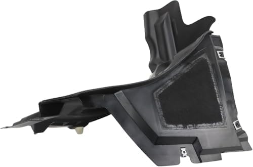Front Section Fender Liner Air Extension Spoiler Left Driver Side Direct Replacement Compatible With 2012-2015 Audi A6 / S6 AU1242100 4G0853887C
