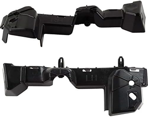 Set Of 2 Front Bumper Bracket Plastic Right Passenger & Left Driver Side Direct Replacement Compatible With 2018-2021 GMC Terrain GM1043144 GM1042144 84709614 84362702 84709616