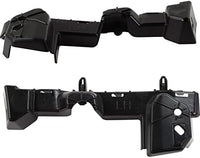 Set Of 2 Front Bumper Bracket Plastic Right Passenger & Left Driver Side Direct Replacement Compatible With 2018-2021 GMC Terrain GM1043144 GM1042144 84709614 84362702 84709616