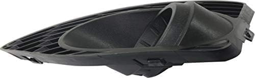 Set Of 2 Front Fog Light Cover Primed Left Driver & Right Passenger Side Direct Replacement Compatible With 2010-2012 Ford Fusion FO1038141 FO1039141 AE5Z17E810FA AE5Z17E811FA