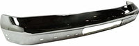 Front Bumper Chrome Steel Direct Replacement Compatible With 1992-2007 Ford E-Series FO1002348 4C2Z17757DA