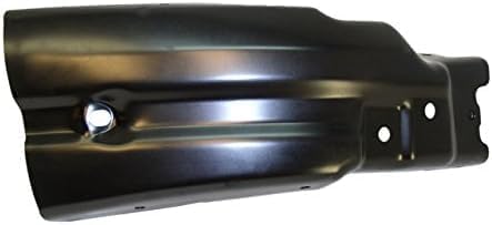Front Bumper Impact Bar Steel + Lower Valance Air Deflector + Extension + End Caps + Brackets Left & Right Side Direct Replacement Compatible With 2007-2013 Chevrolet Silverado 1500