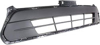 Front Bumper Grille Textured Plastic Without Fog Lights Holes Direct Replacement Compatible With 2016-2018 Kia Sorento KI1036129 86522C6000