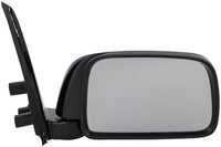 Set Of 2 Front Mirror Manual Folding Non-Heated Textured Plastic Right Passenger & Left Driver Side Direct Replacement Compatible With 1995-2000 Toyota Tacoma TO1320116 TO1321116