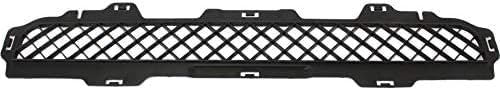 Front Bumper Lower Grille Textured Gray Plastic Without Fog Light Holes Direct Replacement Compatible With 2006-2010 Hummer H3 HU1036100 25821170