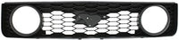 Front Bumper Upper & Lower Grille Textured Black Shell And Insert Plastic Direct Replacement Compatible With 2005-2009 Ford Mustang FO1200422 FO1036114 6R3Z8200BA 7R3Z17K945BA