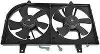 Front Radiator Cooling Fan Shroud Assembly Direct Replacement Compatible with 2000-2001 Nissan Maxima/Infiniti I30 NI3115113 B14815U002