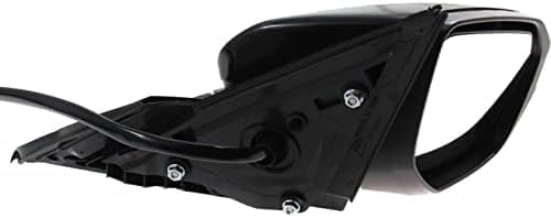 Front Power Mirror Manual Folding Heated Primed Right Passenger Side Direct Replacement Compatible With 2016-2021 Honda Civic HO1321284 76208TBCA03ZA-PFM 76208TBGA02ZA-PFM