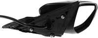 Front Power Mirror Manual Folding Heated Primed Right Passenger Side Direct Replacement Compatible With 2016-2021 Honda Civic HO1321284 76208TBCA03ZA-PFM 76208TBGA02ZA-PFM