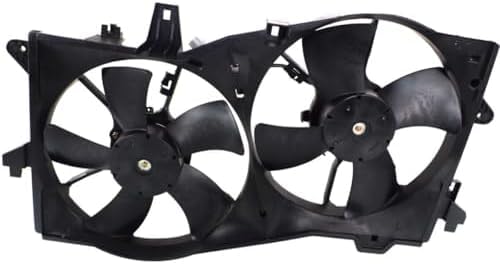 Front Dual Fan Assembly Direct Replacement Compatible with 2002-2006 Mazda MPV MA3115131 AJ5115025B