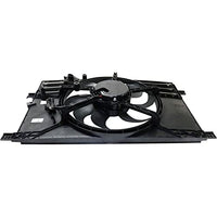Front Radiator Single Fan Assembly Direct Replacement Compatible with 2015-2022 Ram ProMaster City / 2016-2018 Fiat 500X FI3115102 68360299AA 68247205AA