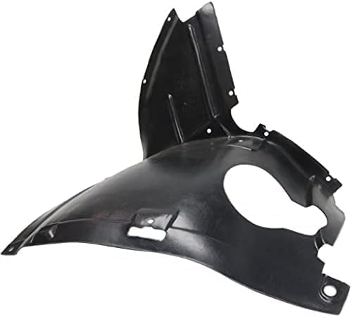 Front Section Fender Liner Right Passenger Side Direct Replacement Compatible With 2009-2011 Audi A3 AU1250108 8P0821191D
