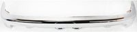 Front Bumper Face Bar Chrome Steel Direct Replacement Compatible With 1992-1995 Toyota 4Runner TO1002131 5210135170