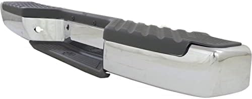 Rear Step Bumper Chrome Steel Direct Replacement Compatible With 1998-2000 Nissan Frontier NI1102136 850107B426