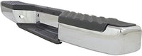Rear Step Bumper Chrome Steel Direct Replacement Compatible With 1998-2000 Nissan Frontier NI1102136 850107B426