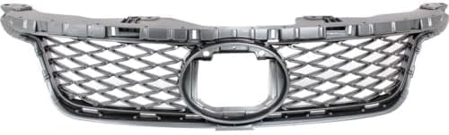 Front Grille Painted Dark Gray Shell And Insert Plastic Direct Replacement Compatible With 2011-2013 Lexus CT200h LX1200143 5311176030