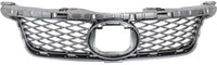 Front Grille Painted Dark Gray Shell And Insert Plastic Direct Replacement Compatible With 2011-2013 Lexus CT200h LX1200143 5311176030