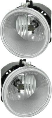 Set Of 2 Front Fog Lights Assembly Right Passenger & Left Driver Side Direct Replacement Compatible With 2005-2010 Jeep Grand Cherokee / 2005-2009 Dodge Dakota 4805859AB-PFM