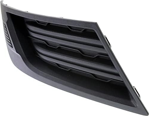 Set Of 2 Front Fog Light Covers Textured Plastic Left Driver & Right Passenger Side Direct Replacement Compatible With 2013-2017 Chevrolet Traverse GM1039151 GM1038151