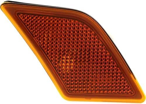 Set Of 2 Front Side-Marker Lamp Lens And Housing Right Passenger & Left Driver Side Direct Replacement Compatible With 2008-2015 Mercedes Benz C-Class / C63 MB2555100 MB2554100