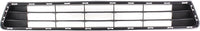 Front Bumper Cover Primed + Lower & Upper Grilles Textured Shell & Insert with Chrome Moldings+ Headlights Left & Right Side Direct Replacement Compatible with 2015-16 Subaru Impreza