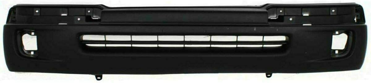Front Bumper Textured + Reinforcement + Signal Lights + Brackets Right Passenger & Left Driver Side Direct Replacement Compatible With 1998-2000 Toyota Tacoma TO1095173 TO1025104