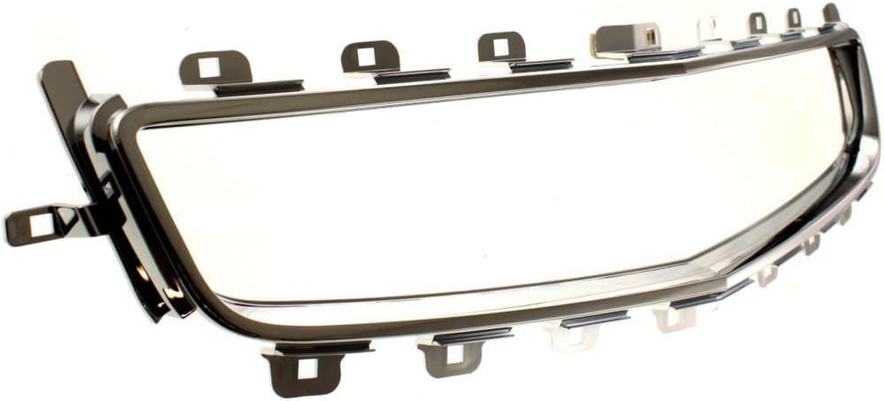 Front Center Grille Molding Chrome Direct Replacement Compatible With 2008-2012 Chevrolet Malibu GM1210115 25784043