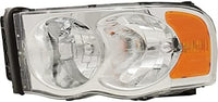 Set of 2 Front Headlight Assembly Halogen Right Passenger & Left Driver Side Direct Replacement Compatible With 2002-2005 Dodge Ram Full Size Pickup CH2503135 CH2503161 CH2502135
