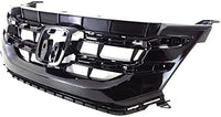 Front Grille Primed Shell And Insert Direct Replacement Compatible With 2014-2017 Honda Odyssey HO1200220 75101TK8A22
