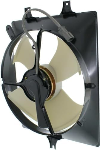Front Radiator & A/C Condenser Cooling Fan Assembly Plastic Direct Replacement Compatible with 2004-2008 Acura TL AC3115109 AC3113107 19015RDAA01 38615RDAA00