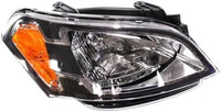 Set Of 2 Front Head Light Assembly Plastic Left Driver & Right Passenger Side Direct Replacement Compatible With 2010-2011 Kia Soul KI2503139 KI2502139 921022K030 921012K030