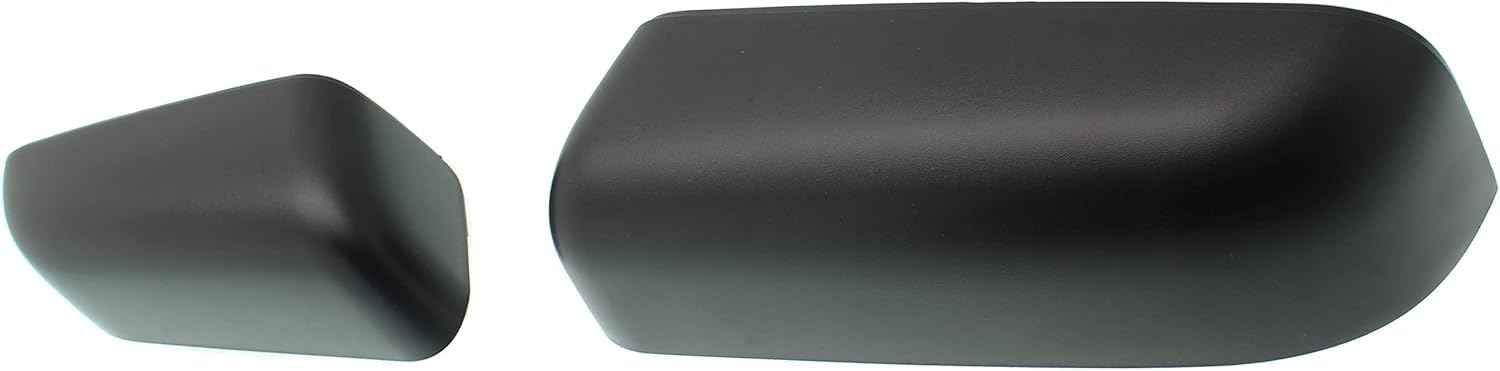 Set Of 2 Front Mirror Cover Textured Plastic Right Passenger & Left Driver Side Direct Replacement Compatible With 2009-2014 Ford F-150 9L3Z17D743AA 9L3Z17D742AA