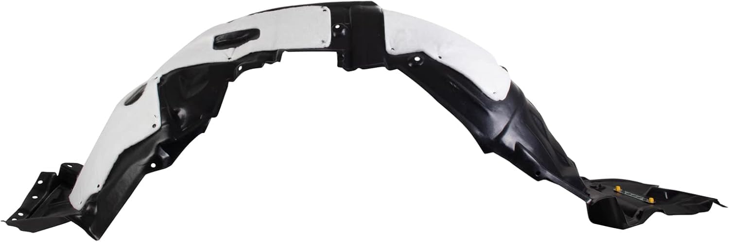 Front Fender Liner Left Driver Side Direct Replacement Compatible With 2010-2012 Lexus LS460 / LS600h LX1248130 5380650061