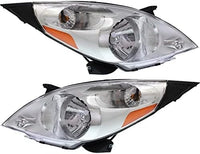 Set Of 2 Front Headlight Assembly Halogen Right Passenger And Left Driver Side Direct Replacement Compatible With 2013-2015 Chevrolet Spark GM2503368 GM2502368 95281469 95281468