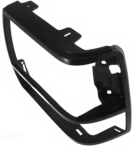 SET Of 2 Front Head Light Door Bezel Black Left Driver & Right Passenger Side Direct Replacement Compatible With 1998-1992 Ford Ranger / 1991-1994 Explorer FO2513110 FO2512112