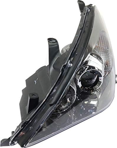 Set Of 2 Front Head Light Assembly Plastic Left Driver & Right Passenger Side Direct Replacement Compatible With 2007-2008 Toyota Solara TO2502186 TO2503186 8115006422 8111006422
