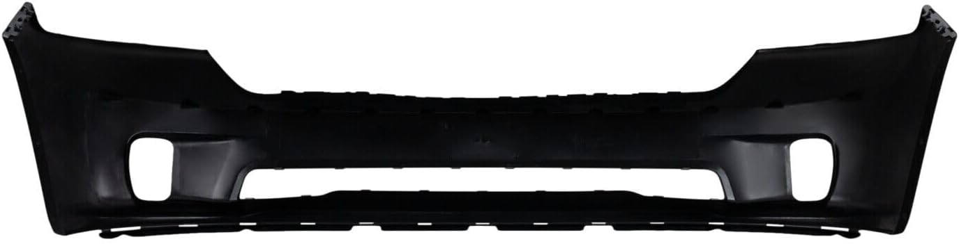 Front Bumper Cover Primed with Fog Light Cutouts Direct Replacement Compatible With 2013-2018 Ram 1500 Sport & Express CH1000A10 68197698AA