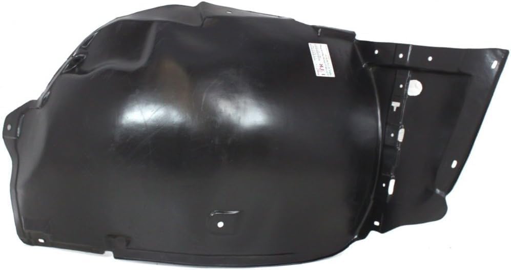 Front Fender Liner Right Passenger Side Direct Replacement Compatible With 2008-2013 Infiniti G37 / 2014-2015 Q60 IN1249112 63844JL03A