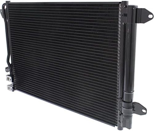 Front A/C Condenser Aluminum Core Direct Replacement Compatible With 2012-2019 Volkswagen Beetle / 2009-2018 Jetta VW3030132 5C0816411 5C0820411G
