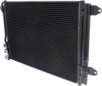 Front A/C Condenser Aluminum Core Direct Replacement Compatible With 2012-2019 Volkswagen Beetle / 2009-2018 Jetta VW3030132 5C0816411 5C0820411G