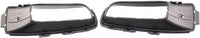 Set Of 2 Front Fog Light Trims Molding Primed With Fog-Light Hole Left Driver & Right Passenger Side Direct Replacement Compatible With 2007-2010 BMW X5 BM1099100 51117172450