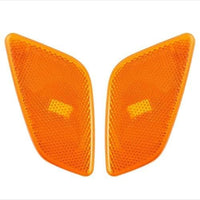 Set Of 2 Front Side-Marker Lamp Lens And Housing Right Passenger & Left Driver Side Direct Replacement Compatible With 1997-2006 Jeep Wrangler CH2550120 CH2551120 55155629AC