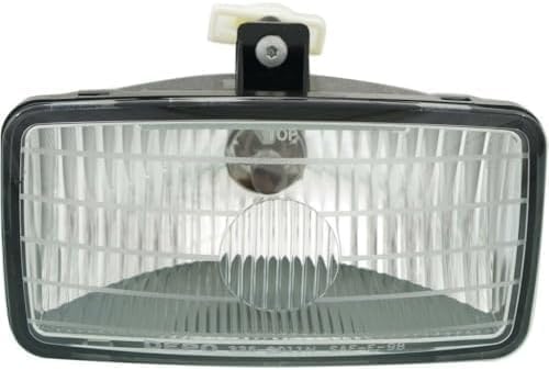 Set Of 2 Front Fog Light Assembly Plastic Left Driver & Right Passenger Side Direct Replacement Compatible With 2000-2003 Chevrolet S10 GM2592140 16530308