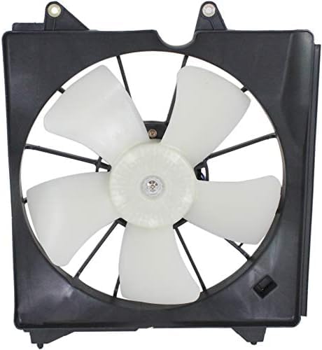 Front Radiator Cooling Fan Assembly Plastic Direct Replacement Compatible with 2008-2009 Honda Accord HO3115148 19030R77T01-PFM 19030R70A01-PF