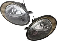 Set Of 2 Front Headlight Assembly Halogen Right Passenger & Left Driver Side Direct Replacement Compatible With 1998-1999 Ford Taurus FO2503157 FO2502157 XF1Z13008AA XF1Z13008BA