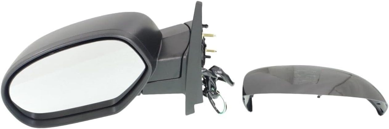 AUTOS PARTS PLUS Front Power Mirror Manual Folding With 1 Primed And 1 Textured Cap Right & Left Side Direct Replacement Compatible With Silverado/Sierra 1500 2007-2013/2500 HD 3500 HD 07-14